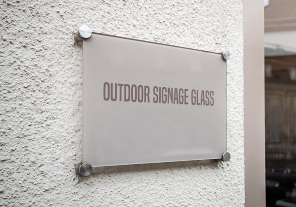 Outdoor Signage Glass Acrylic Signs Made by The Sign Doctor in Woburn, MA