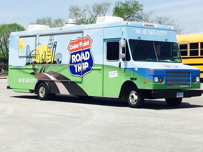 Cedar Point Road Trip Truck Wraps Made by The Sign Doctor in Woburn, MA