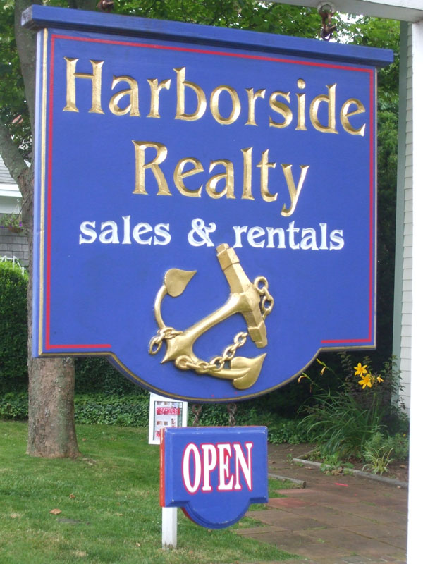 Harborside Realty Real Estate Signs Made by The Sign Doctor in Woburn, MA