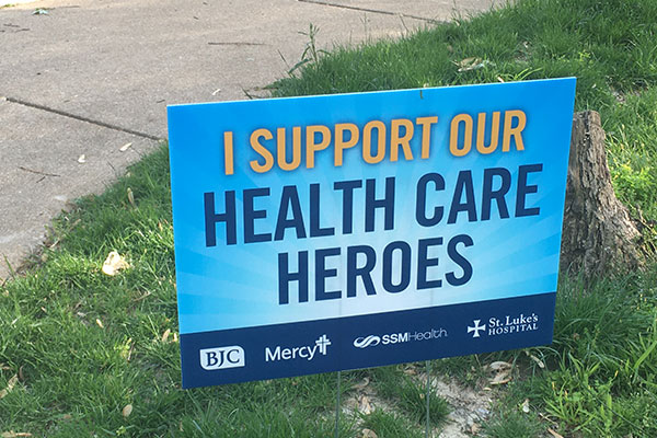 Health Care Heroes Yard Signs Made by The Sign Doctor in Woburn, MA