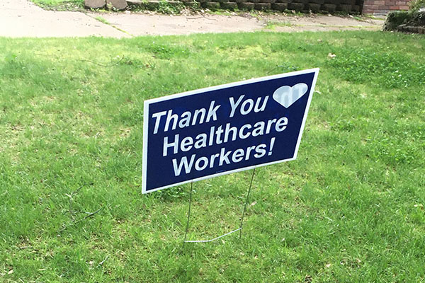 Thank You Yard Signs Made by The Sign Doctor in Woburn, MA