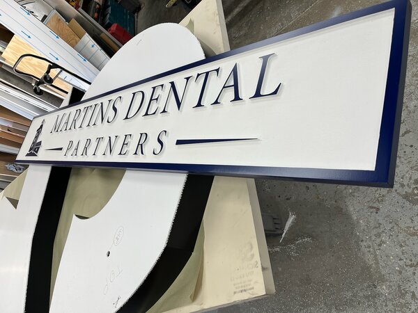 Martins Dental Partners Business Signs Made by The Sign Doctor in Woburn, MA