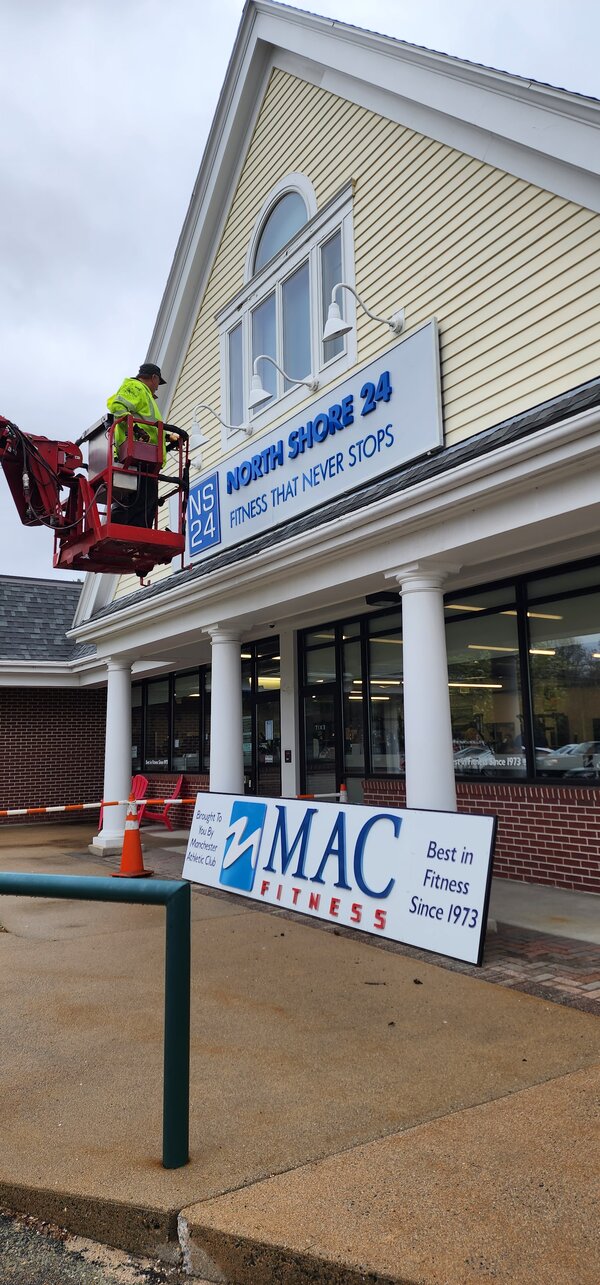North Store 24 Storefront Signs Made by The Sign Doctor in Woburn, MA