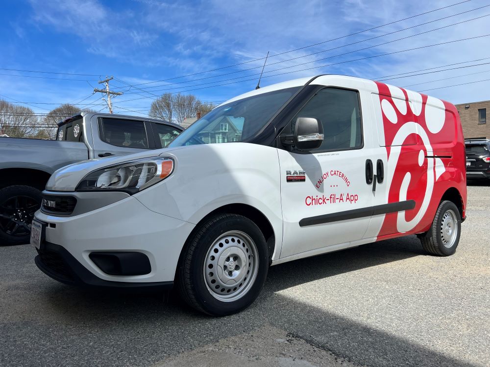 Chick Fill A App Vehicle Wraps Made By The Sign Doctor In Woburn Ma
