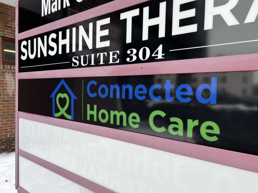 Connected Home Care Pylon Signs Made By The Sign Doctor In Woburn Ma