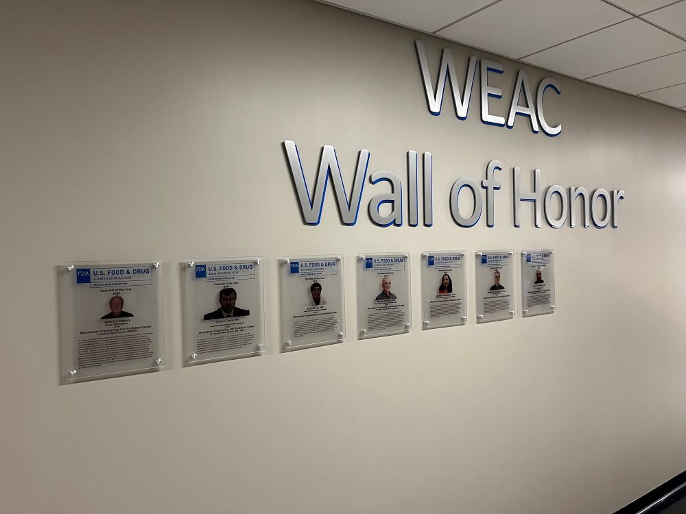 Weac Lobby Signs Made By The Sign Doctor In Woburn Ma